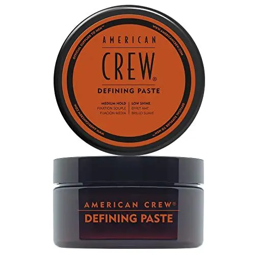 Produktbild: AMERICAN CREW – Defining Paste, 85 g, Stylingpaste für Männer, Haarprodukt mit mittlerem Halt, Stylingprodukt für flexibel formbares Haar & ein mattes Finish