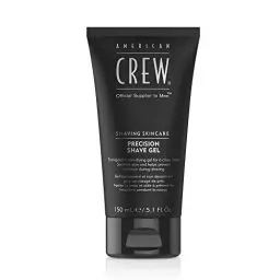 Produktbild: AMERICAN CREW – Precision Shave Gel, 150 ml, Rasiergel für präzise Rasuren, Gel spendet Feuchtigkeit & beruhigt die Haut, Pflegeprodukt beugt Irritationen vor