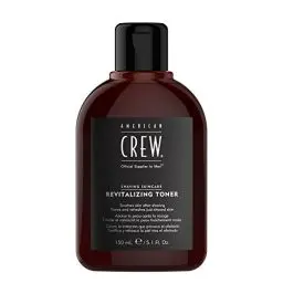 Produktbild: AMERICAN CREW – Revitalizing Toner, 150 ml, Tonikum revitalisiert die Haut nach der Rasur, After Shave mit beruhigender Wirkung, Pflegeprodukt mit enzymatischem Exfoliant