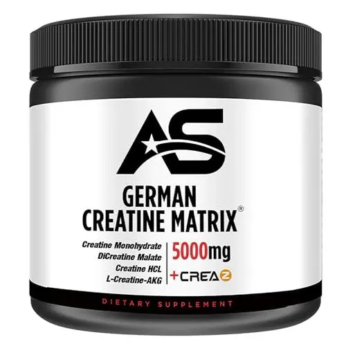 Produktbild: American Supps German Creatine Matrix 300g - Hochdosiertes Kreatin Pulver- ohne Geschmack