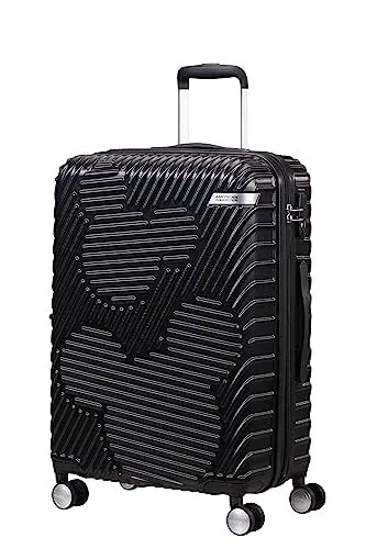 Produktbild: American Tourister Mickey Clouds, Spinner M, Erweiterbar Koffer, 66 cm, 63/70 L, Schwarz (Mickey True Black)