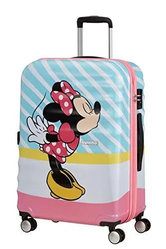 Produktbild: American Tourister Wavebreaker Disney - Spinner M, Kindergepäck, 67 cm, 64 L, Mehrfarbig (Minnie Pink Kiss)