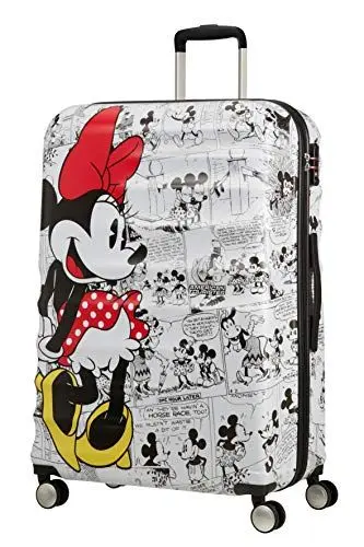 Produktbild: American Tourister Wavebreaker Disney - Spinner L, Kindergepäck, 77 cm, 96 L, Mehrfarbig (Minnie Comics White)