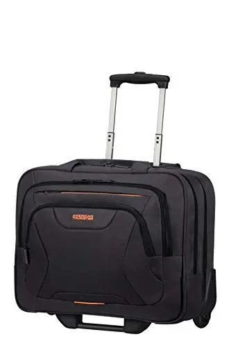 Produktbild: American Tourister AT Work - 15.6 Zoll Laptoptasche mit Rollen, 44 cm, 22 L, Schwarz/Orange (Black/Orange)