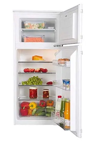 Produktbild: Amica EDTS 372 900 Einbau-Kühl-Gefrierkombination/Doppeltürer (Gefrierfach oben) / 122er Nische/Schlepptür-Technik