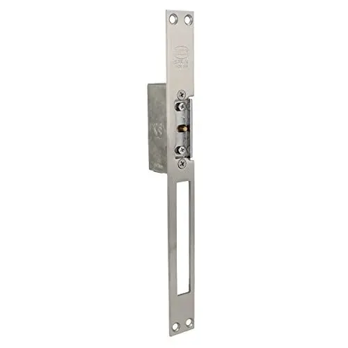 Produktbild: Amig - Elektrischer Türöffner | Modell 21 | 250 x 25 x 3 mm | Stromstärke: 1,1 A | Inklusive Spule mit 8-12 V Wechselstrom | Türschloss für Portale, Geschäfte oder Büros
