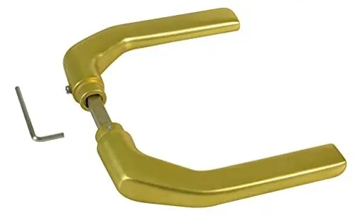 Produktbild: Amig - Türgriffe ohne Türschild | Mod. 2114 | 104 x 56 mm | Elegantes und schlichtes Design | ergonomischer Griffgriff | Aluminium silber