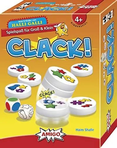 Produktbild: AMIGO 02765 - Clack!, Kinderzimmer, 17,1 x 12,8 x 5,6cm