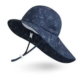 Produktbild: Ami&Li tots Baby Hut Nackenschutz Kinder Baumwolle Anti-UV UPF 50 Sonnenhut Mädchen Junge Säugling Kind Kleinkind