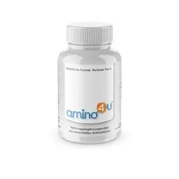 Produktbild: amino4u Aminosäuren Komplex - Mit 8 essentiellen Aminos (EAA & BCAA) im optimalen Verhältnis - Jeweils 1g essentiellen Aminosäuren - Vegan, ohne Zusätze und aus Deutschland - 120 Tabletten 1