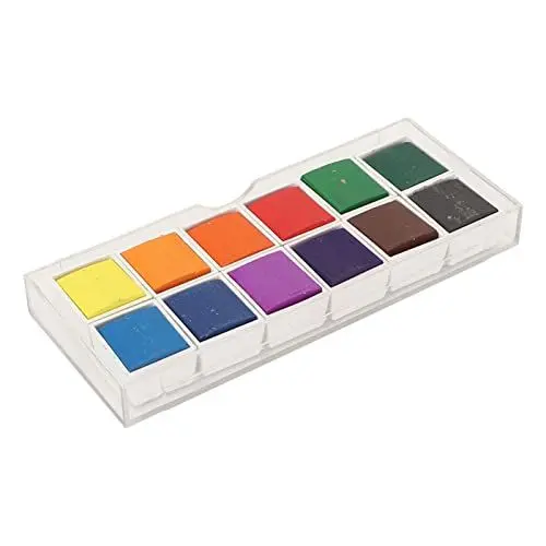 Produktbild: AMONIDA Aquarellfarbe, Künstler-Aquarellfarbe, Gute Transparenz, Einfache Bedienung, Tragbar Zum Ausmalen