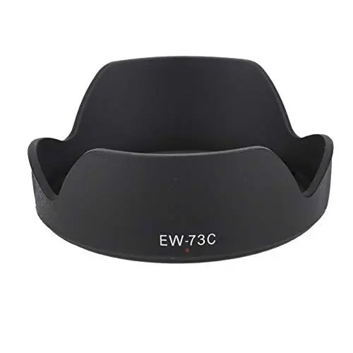 Produktbild: AMONIDA Gegenlichtblende, EW-73C Kamera Gegenlichtblende Hohe Qualität Kunststoff Gegenlichtblende, Kunststoff für F4.5-5.6 is STM Canon EF-S 10-18mm