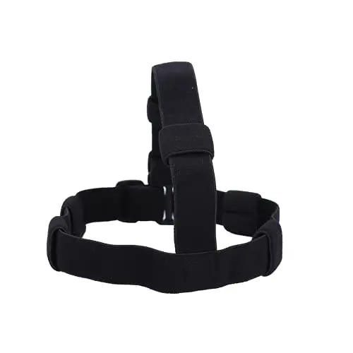 Produktbild: AMONIDA Stirnlampenband, Elastisches Schwarzes Taschenlampen-Stirnband, das Taschenlampen mit Taschenlampen-Stirnband für Camping für Outdoor-Aktivitäten Hält