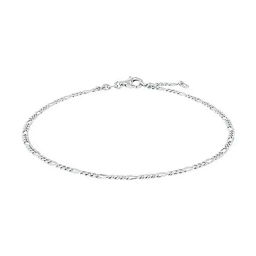 Produktbild: Amor Fußkette 925 Sterling Silber Damen Sommerschmuck, 25 cm, Silber, Kommt in Schmuck Geschenk Box, 2017454