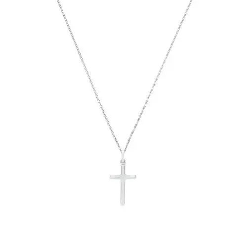 Produktbild: Amor Kette mit Anhänger 925 Sterling Silber Unisex Damen Herren Halsschmuck, 45 cm, Silber, Kreuz, Kommt in Schmuck Geschenk Box, 9070435