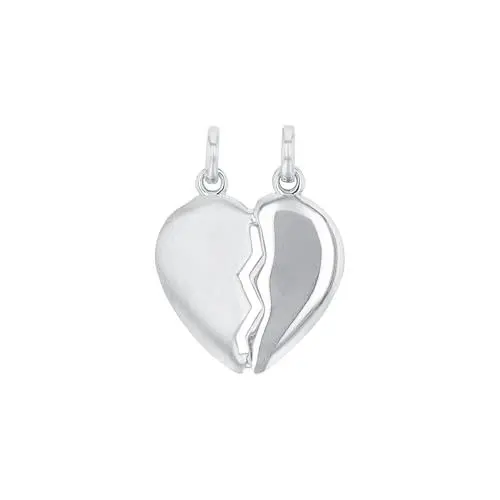 Produktbild: Amor Motivanhänger 925 Sterling Silber Unisex Damen Herren Anhänger, 2,3 cm, Silber, Herz, Kommt in Schmuck Geschenk Box, 2017669