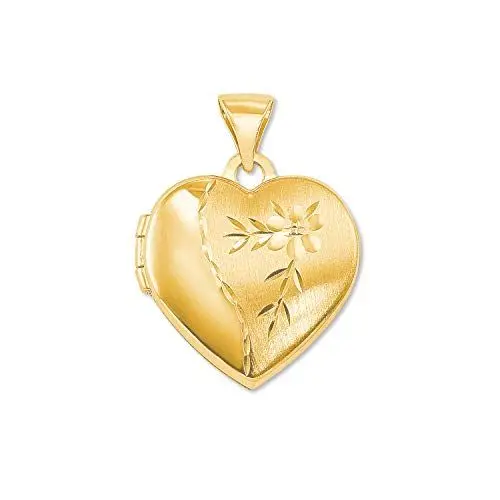 Produktbild: Amor Motivanhänger Damen Anhänger, Gold, Herz, Kommt in Schmuck Geschenk Box, 2013564