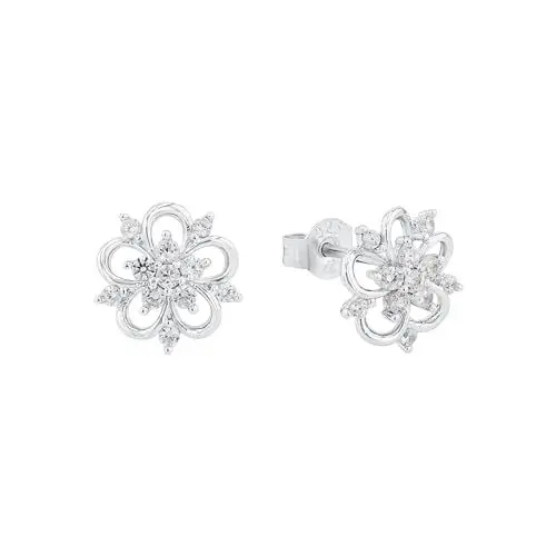 Produktbild: Amor 925 Sterling Silber Damen Schmuck, mit Zirkonia synth., Silber, Blume, Kommt in Schmuck Geschenk Box