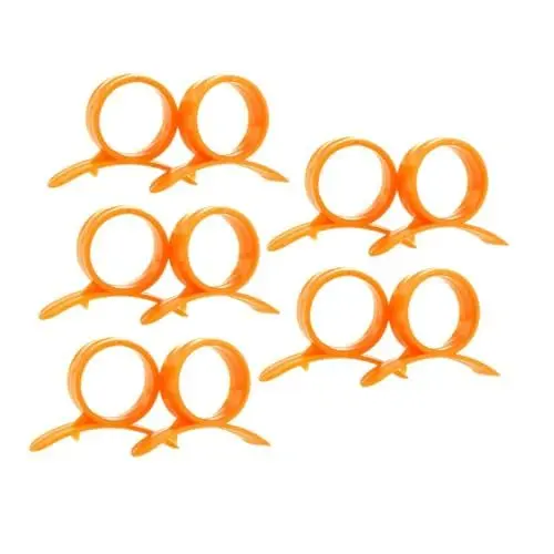 Produktbild: Amosfun 10St Fruchtschalenschäler Zitrusfruchtschäler Orangenschäler Grapefruitschäler Orangensaftschäler Schäler für Zitrusfrüchte Orangenschalenschäler Orangenschneider Zitronenschäler