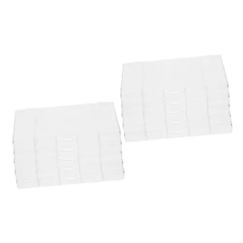 Produktbild: Amosfun 10 Stk Aufbewahrungskiste lagercontainer schmuck box Perlenbehälter Behälter für klare Perlen Behälter für Kleinteile Maniküre-Dekor-Organizer Plastik Transparent