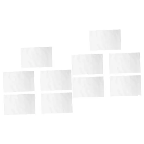 Produktbild: Amosfun 10 Stk Leere Gartenfahne Unfertige Gartenfahne Diy-flagge Leere Schilder Für Das Handwerk Flaggengirlande Im Freien Outdoor-gartenfahne Polyester Weiß Kind Doppelseitig Kranz