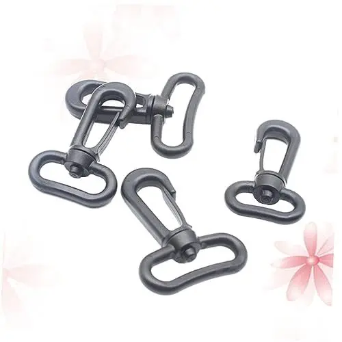 Produktbild: Amosfun 10 Stück Rucksackhaken Outdoor Reisezelthaken Auslöseclips Sicherheitsschnalle Drehbare Druckknöpfe Outdoor Reisezeltzubehör Schwarz