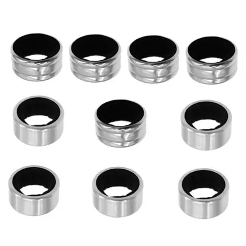 Produktbild: Amosfun 10st Weinringe Für Flaschen Weintropfenring Halsring Weinring Weintropfring Flaschenhalsring Tropfhalsband Für Weinflaschen Flaschentropfstoppring Weintropfstopper Tropfstoppkragen