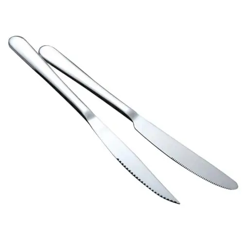 Produktbild: Amosfun 12St Edelstahlbesteck messer kneck knives cutlery set kitchens knives gemüseschaufel spoons Tafelbesteck sossenlöffel pizzaschneider schneidewerkzeug speisegeschirrset Silver