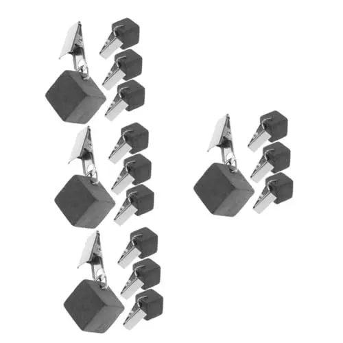 Produktbild: Amosfun 16 Stk Tischdecken-gewichtsclip Kompakter Tischdeckenclip Camping-tischdeckenklammern Quadratische Tischdecke Vorhänge Clip Für Stoffgewichte Weiße Tischdecken Tischset-anhänger