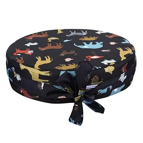 Produktbild: Amosfun 1Stk Booster-Pad -Booster für Kleinkinder Babyhochstühle hoch heizlùfter kindersitzunterlage Hochstuhlkissen Sitzpolster waschbar Füllung: Schwamm mit hoher Dichte Black