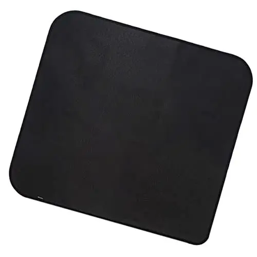 Produktbild: Amosfun 1Stk Feuerfestes Silikontuch außen Hitzebeständiges Tischset Grillen Feuerfeste Unterlage Camping feuerfestes Tuch Picknickzubehör Silikonbeschichtetes Glasfasergewebe Black