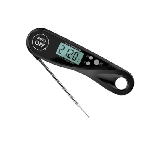 Produktbild: Amosfun 1 Stück Lebensmittelthermometer Sofort Ablesbares Digitales Fleischthermometer Kochsonde – Genau Für Huhn Truthahn Schinken Schweinefleisch Und Fisch