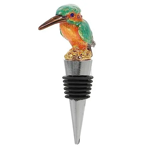 Produktbild: Amosfun Elegante Weinflaschenverschlüsse Dekorative Flaschenstopfen Im Dreifarbigen Vogeldesign Zur Weinkonservierung