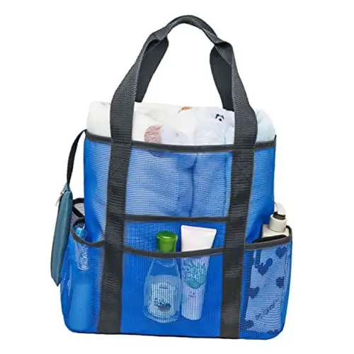 Produktbild: Amosfun Mesh-strandtasche Spielzeug-einkaufstasche Große Kapazität Wiederverwendbar Modisch für Pool und Strand