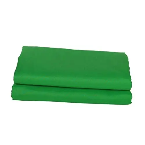 Produktbild: Amosfun 1Stk einfarbiger Hintergrundstoff Hintergrundtuch Videoaufnahme Greenscreen waschbare Home Decor Gründekor Zubehör für Szenenfotografie reines grünes Fototuch Bildschirm schmücken