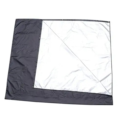 Produktbild: Amosfun 1Stk pergolen gartinen gartenscheere Camping wasserdichte Outdoor-Schutzdach Sonnensegel für den Gartenpool Sonnenschutz Silber beschichtet Kind