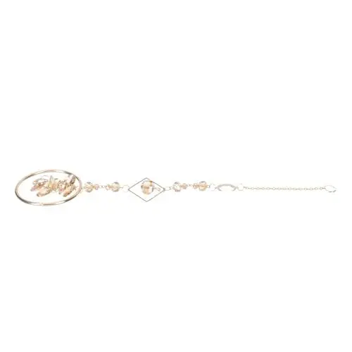 Produktbild: Amosfun 1Stk schmücken Kronleuchterlicht Christbaumschmuck Fänger Tropfen Prismen Anhänger Office Party catchring Wohnkultur hängender Anhänger Party-Layout-Requisite Weißer Kristall