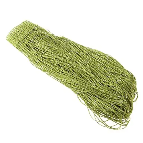 Produktbild: Amosfun 1stück String Vorhang Paneel Tür Und Fensterdekoration Aus Fransen Grün Für Wohnräume Hochzeiten Und Partys Einfache Installation Stilvoll Und Modern