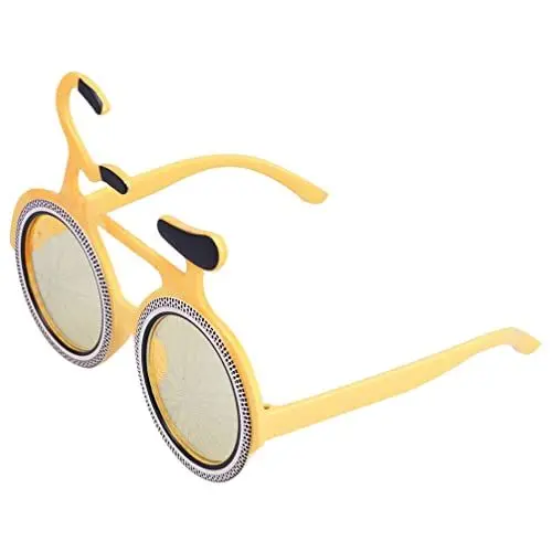 Produktbild: Amosfun 1 Paar Fahrradbrille Fahrrad Sonnenbrille Biker-Brille Fahrradförmige Brille Partybrille Neuartige Brillen Party-Brille Party-Sonnenbrille Aus Kunststoff Ac Hawaii Kind Lustig