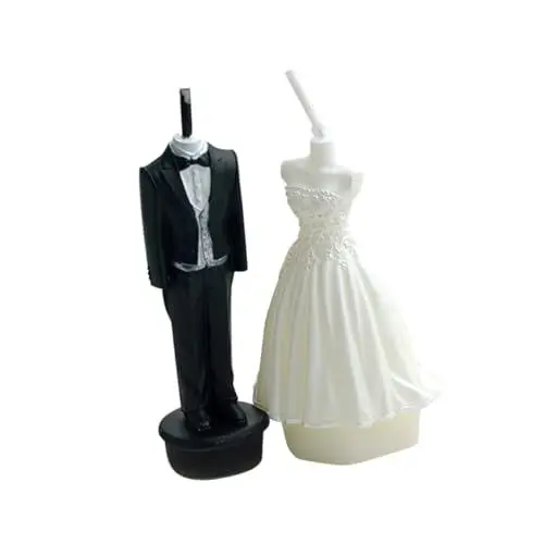 Produktbild: Amosfun Chinesische Hochzeitskerzen Paar Paraffinmaterial Hochzeitsdekorkerzen Elegantes Kerzendekor Partyzubehör