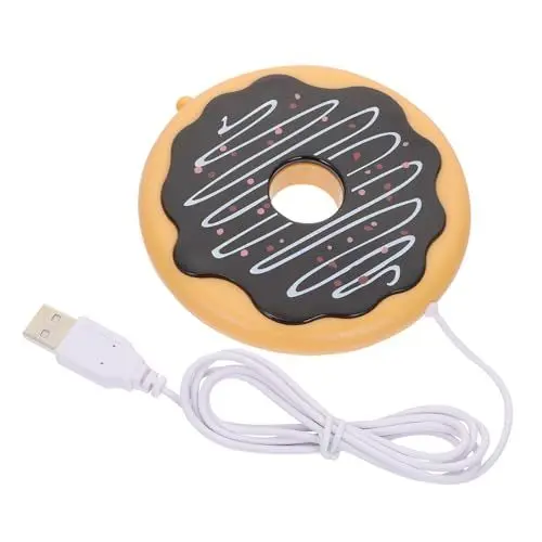 Produktbild: Amosfun 1 STK Untersetzer USB heizpad heitzkissen elektrische Decken Heat mat Coasters for Drinks Heizung für Büro Tassenwärmer für Wasser USB tassenwärmer kreative Heiztassenmatte Plastik