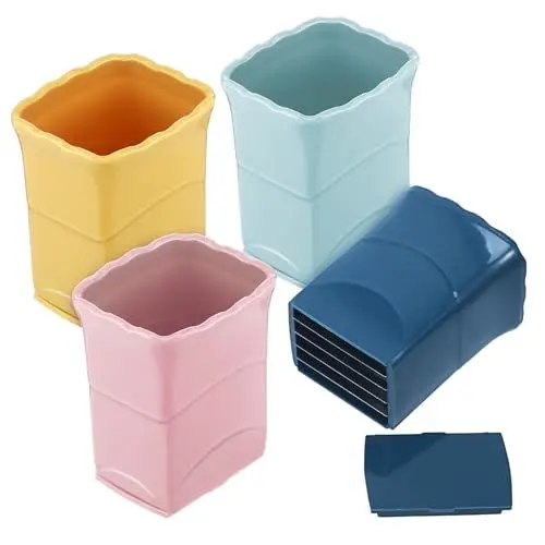 Produktbild: Amosfun 1 Satz Erdbeerschneider Kernwerkzeug Obstschneiderbecher Für Zu Hause Erdbeerentkerner Obstpresse Fruchtschneider Obstschneider-cutterbecher Fruchtbecher Plastik 4 Stück
