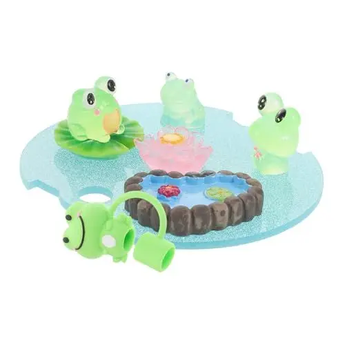 Produktbild: Amosfun Trinkhalm-aufsatz mit Süßem Frosch-design für Tassen Trinkhalm-kappe Aus Silikon Einfach Zu Bedienender Deckel