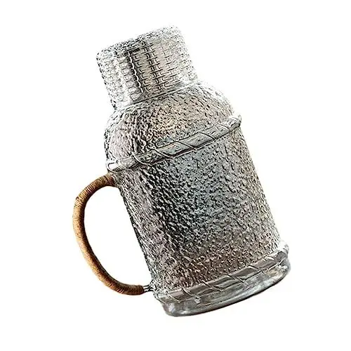 Produktbild: Amosfun 1 Satz Hammer Kühler kühlbehälter küchenmaschiene Trinkkrug water bottles kochgeschirr Wasser Limonadenkrug Trinken klarer Becher Kaffeebehälter Glaskrug für zu Hause Hanfseil