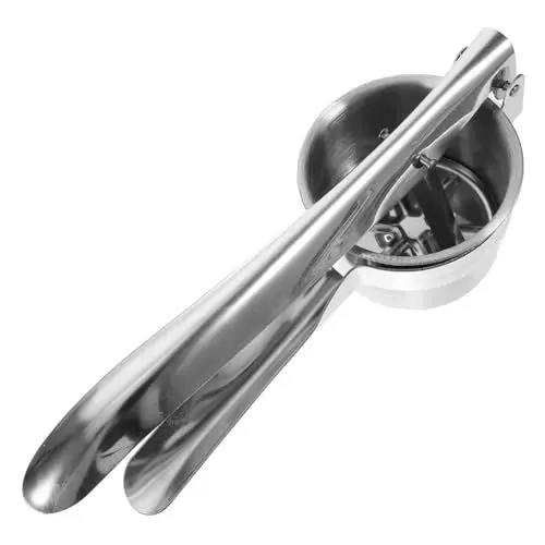 Produktbild: Amosfun Manueller Kartoffelstampfer Griff Küchenhelfer Für Kartoffeln Gemüsepresswerkzeug 1er Set Edelstahl Sicher Stabil