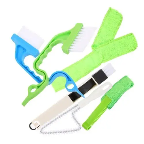 Produktbild: Amosfun Fensterrillen-reinigungsbürsten-Set 6-teilig Detaillierungsbürste für Zwischenräume Waschbare und Wiederverwendbare Reinigungswerkzeuge