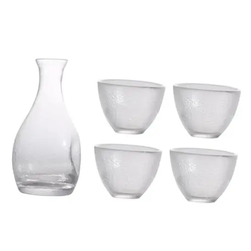 Produktbild: Amosfun Japanisches Sake-tassen- Und Kannen-Set – Schlichtes Design – Perfekt Für Teepartys Und Als Heimdekoration