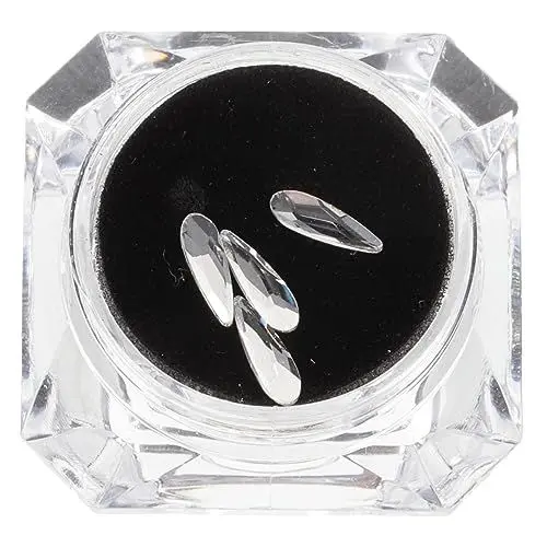 Produktbild: Amosfun 1 Satz Vampirprothesen zahnschmuck set Zahnverzierung-Set Maniküre-Diamant Maniküre-Kit Falsche Zähne Kristallzähne Edelsteine Zähne Schmuckschmuck Wassertropfen Strasssteine Pack