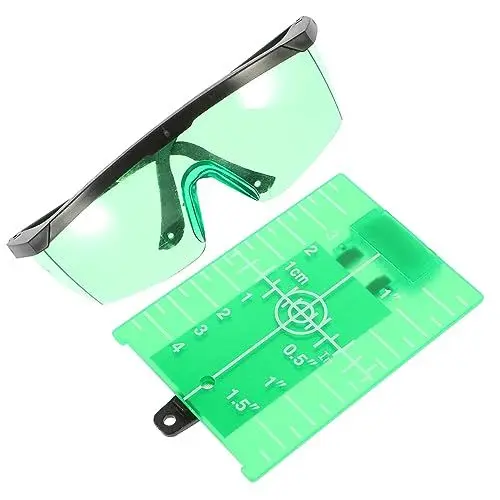 Produktbild: Amosfun 1 Satz Waagerechte Zieltafel Erhöhen Sie Das Helligkeitsziel Platte Für Rotationslaser Ziel Für -füllstandsmesser Laserzielbrillen -zieltafel Laserniveaus Futter Wasserwaage Magnet