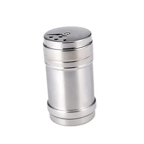 Produktbild: Amosfun 1 Stk Gewürzdose Zuckerhalter Container-küchenmenage Gewürztöpfe Salzbehälter Gewürzbehälter Küchenrolle Sieb Shaker Würze Gewürzstreuer Salz Flaschen Silver
